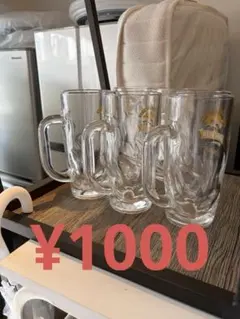 KIRIN BEER 一番搾り ビールジョッキ 4個セット