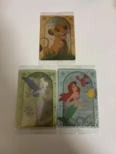 ディズニーキャラクターカード3枚セット