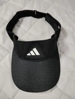 adidas 黒 バイザー フリーサイズ