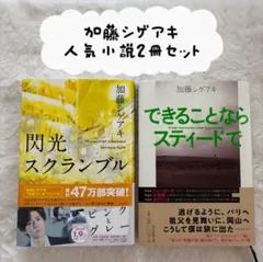 加藤シゲアキ「閃光スクランブル」「できることならスティードで」人気小説2冊セット