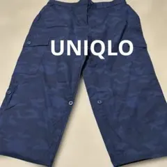 UNIQLO メンズ カモフラージュ柄 カーゴ八分パンツ Mのサムネイル