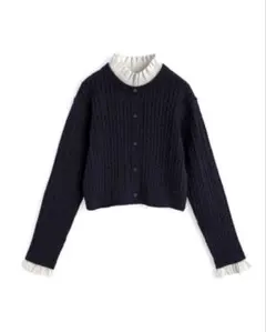 グレイル【F】フリルレイヤード風ニットトップス