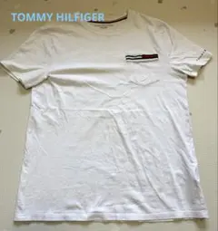 【訳あり】TOMMYHILFIGERTシャツ Mサイズ 白 半袖