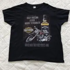 Harley Davidson /Jack Daniel's プリントTシャツ