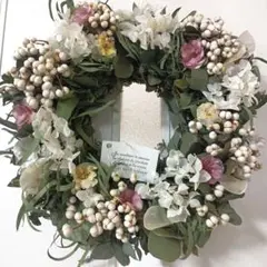 ドライフラワーリース 30cm