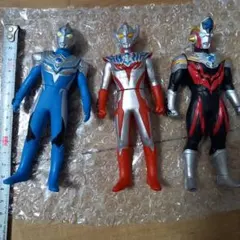 ウルトラマン ソフビ フィギュア 3体セット