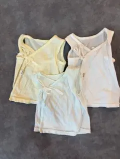 ベビー肌着 3枚セット メッシュ素材 新生児 短肌着 タンクトップ