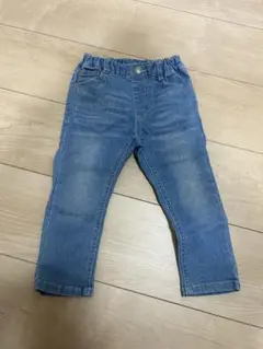 【ブランシェス】サイズ90cm デニム　ボトムス　ズボン　男女共有　ブルー