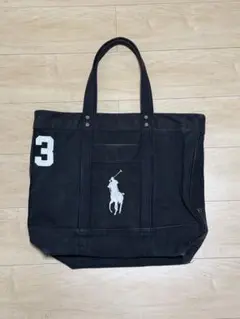 Polo Ralph Lauren トートバッグ　ブラック　ポロラルフローレン