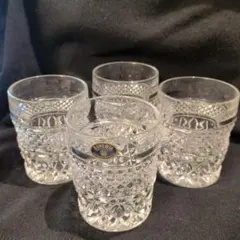 BOHEMIA クリスタル ロックグラス　チェコ製