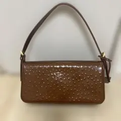 JUNKO SHIMADA（ジュンコシマダ）のエナメルオーストリッチ型押し　鞄