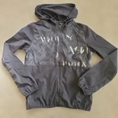 Puma フード付きウィンドブレーカー ブラック