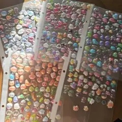 カラフルぷっくりシールセット　A5サイズ　5シート