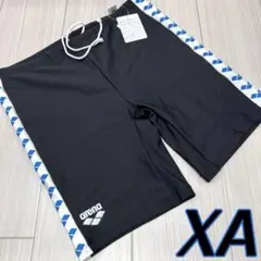 アリーナ　男性用水着　トールボックスカット　ブラック×ターコイズ　XAサイズ