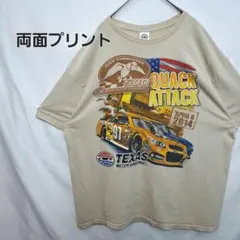 【美品　両面プリント】レーシングTシャツ　ビッグプリント