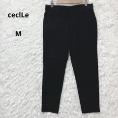 cecile セシール レギンスパンツ ブラック ウエストゴム M レギパン