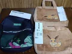 プラチナムザッカ もこもこトランク〜イーブイ〜２種＋メッシュデザインリュック１種