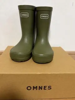 OMNES オリーブグリーン 長靴 箱入り