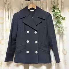【マイケルコース】ネイビー ピーコート レディース　Mサイズ 短め ピッタリめ