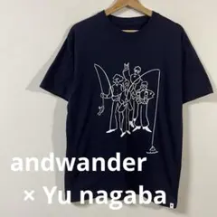 アンドワンダー × 長場雄　BEAVER別注　フィッシングTシャツ　サイズ4のサムネイル