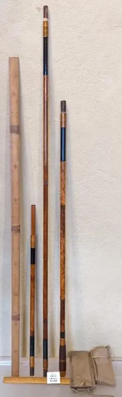 美品　竿掛け　玉の柄セット　魚集　胴漆済 美品 竿掛け 玉の柄セット 魚集 胴漆済 美品竿