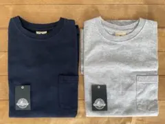 【美品】USA製Goodwear Tシャツ 2色セット(ネイビー、グレー)