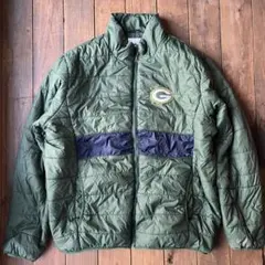 NFL グリーンベイパッカーズ 中綿ブルゾン キルティングジャケット 中綿ダウン