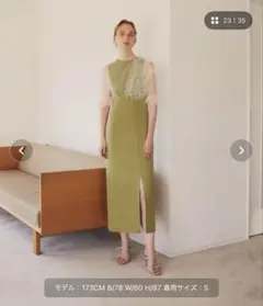 新品タグ付き　LEJA ワンピースドレス 2点セット