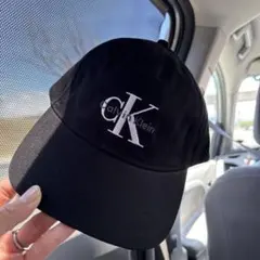 Calvin Klein モノグラムロゴ ベースボールキャップ　ブラックのサムネイル