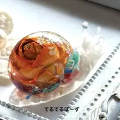 No.236オルゴナイト かたつむり　サンストーン・ムーンストーン