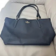 COACH ネイビー トートバッグ　A4 コーチ