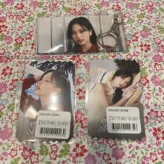 twice オンラインくじチケット風フォトカード2種＋ミニフォトスローガン　ミナ