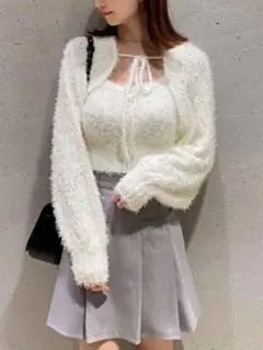 snidel ボレロニットSET