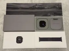 【ほぼ新品】Apple Watch Ultra3 黒 アルパインループ ブラック