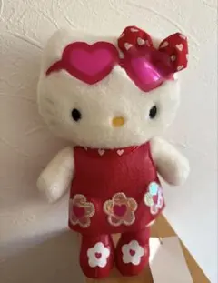 【激レア】2001年USJ 開園当初 初代ハローキティぬいぐるみ タグ付き当時物