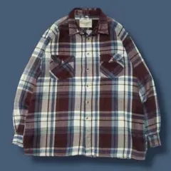 90年代Vintage オンブレチェック レーヨン ネルシャツ カートコバーン