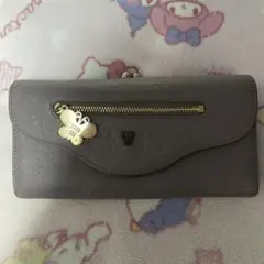 ANNA SUI 長財布 がま口 バタフライチャーム付