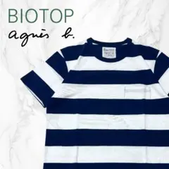 【新品】アニエスベー BIOTOP 別注ボーダーt メンズSのサムネイル