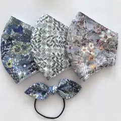 【SALE】不織布入りマスク　キッズ　3枚セット　A