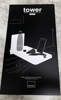 ★新品未使用★山崎実業　タワー　お風呂　棚　ブラック
