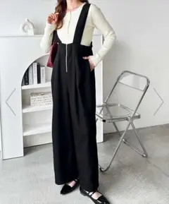 ハイウエストサロペット