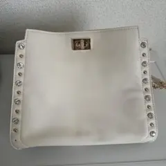 ダイアナ DIANA ハンドバッグ ショルダーバッグ レオパード ホワイト 