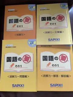 SAPIXメソッド 絶対国語力の養成 4年生対象 国語の要かなめ4冊セット