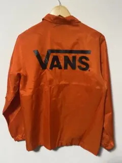 VANS ナイロンジャケット オレンジ コーチジャケット スケーター s