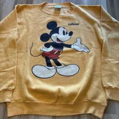 90s USA製　ディズニー　ミッキー　vintageスウェット TULTEXのサムネイル