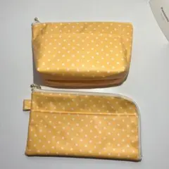 ラミネート加工　ポーチ2個セット