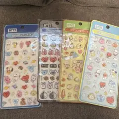BT21 ぷくぷくシール 4枚セット BTS