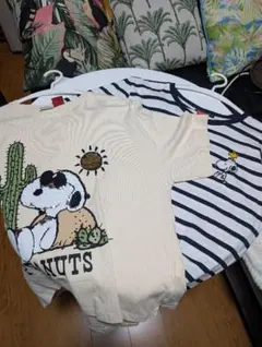ZARA　スヌーピー　Ｔシャツ・ピアスセット