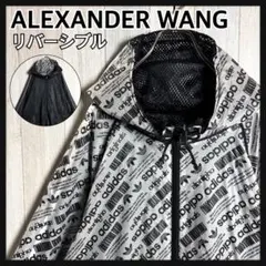 3599【未使用級・極美品】アレキサンダーワン 総柄リバーシブル ナイロンコート