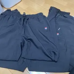 ブラック 5XL ジョガーパンツ サイドロゴ